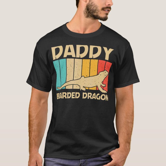 Camiseta Dragón De Barba Para Hombres Reptile Iguana Lizard (Anverso)