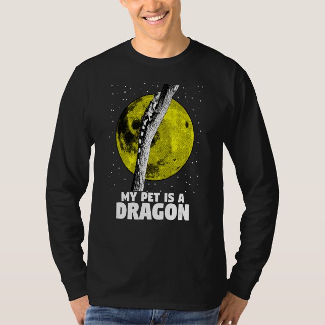 Camiseta Dragón de barba verde iguana Reptile Lizard 2 (Anverso)
