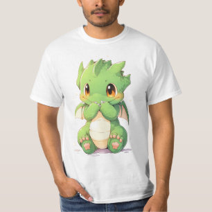 Camiseta Dragón de bebé verde