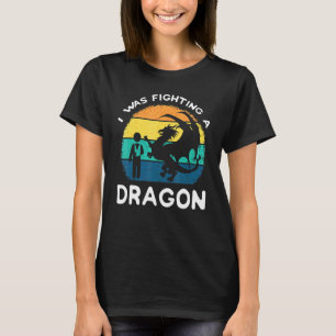 Camiseta Dragón de brazo roto Lesiones de hombro Cirugía Re