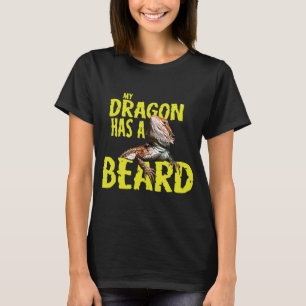 Camiseta Dragón De Cabeza Mi Dragón Tiene Una Barba