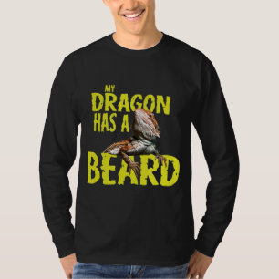 Camiseta Dragón De Cabeza Mi Dragón Tiene Una Barba