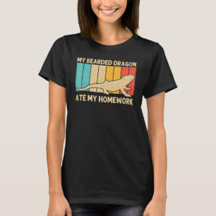 Camiseta Dragón De Cabeza Para Niños Reptile Iguana Lizar