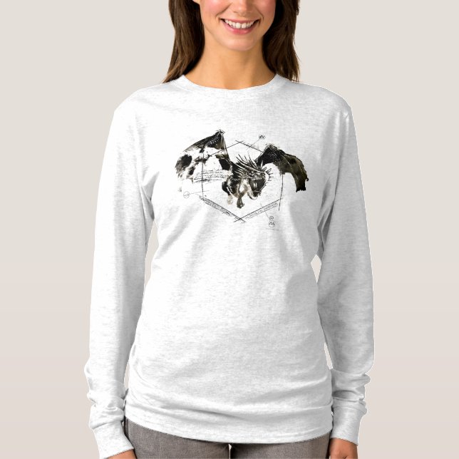 Camiseta Dragón de cola húngara (Anverso)