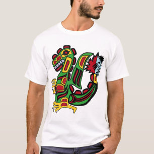 Camiseta dragón de color Haida