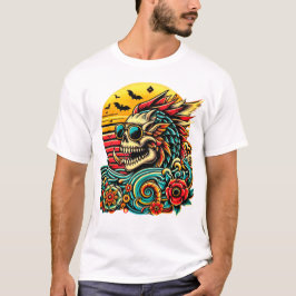 Camiseta Dragón de cráneo