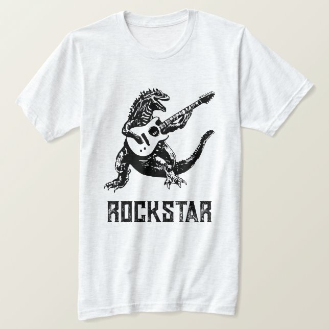 Camiseta Dragón de dinosaurios de Rockstar (Anverso del diseño)
