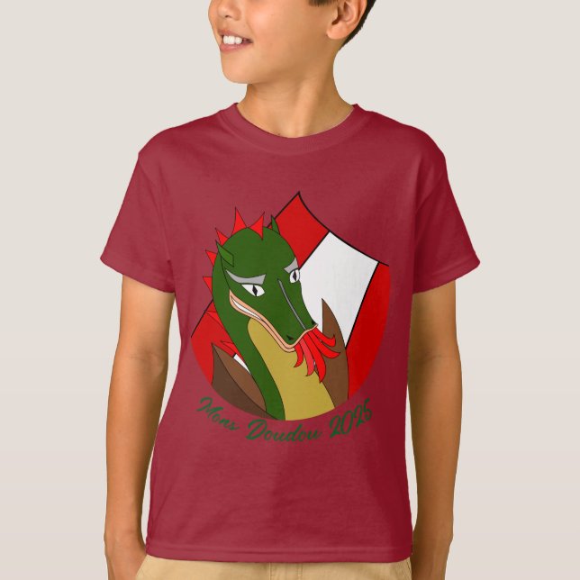Camiseta Dragón de Doudou 2025 Mons (Anverso)