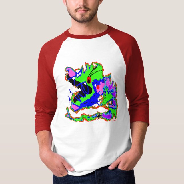 Camiseta Dragón de esquí (Anverso)