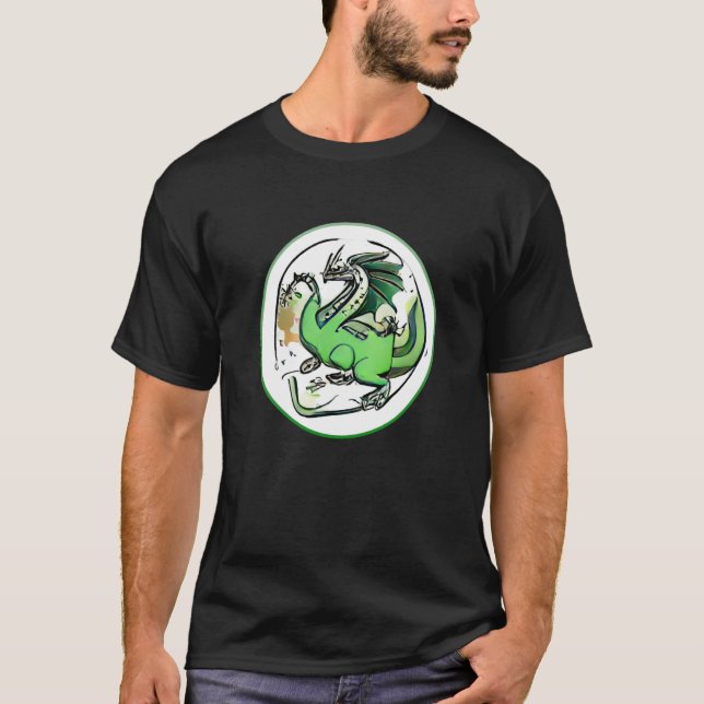 Camiseta Dragón de fantasía (Anverso)
