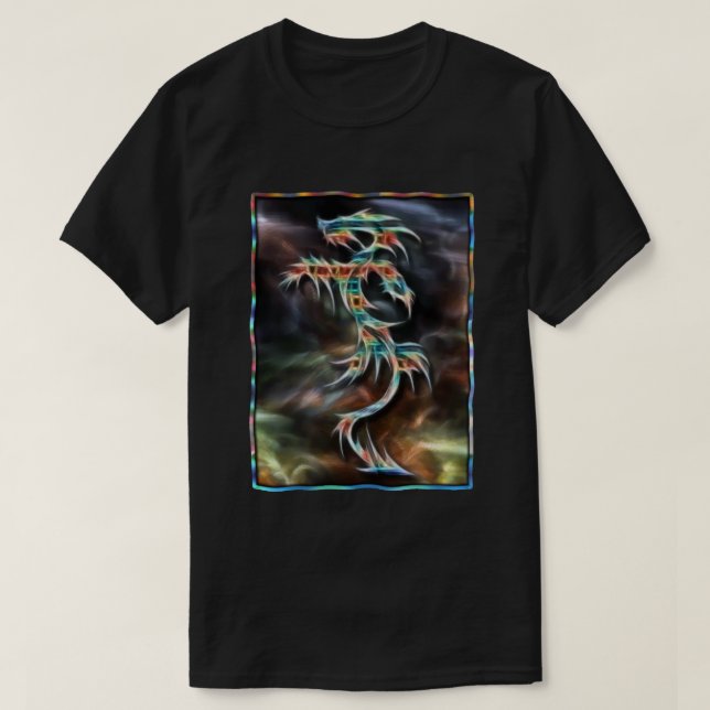 Camiseta Dragón de fantasía (Diseño del anverso)