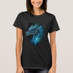 Camiseta Dragón de fantasía retro 4