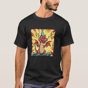 Camiseta Dragón de fiesta épico para fanáticos de la fantas