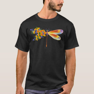 Camiseta Dragón de flores amarillas