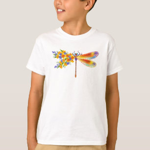 Camiseta Dragón de flores amarillas