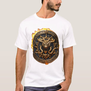 Camiseta dragón de fuego