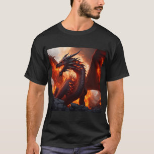 Camiseta Dragón de fuego