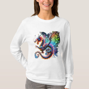 Camiseta Dragón de Fuego colorido