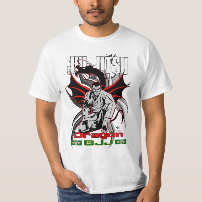 Camiseta Dragón de Jiu-Jitsu - 1 (Anverso)