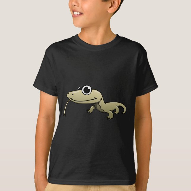 Camiseta Dragón de Komodo del dibujo animado (Anverso)