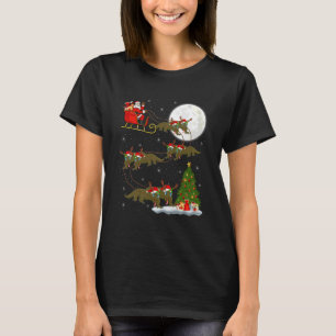 Camiseta Dragón de Komodo Santa Trineo Volador Divertido Má