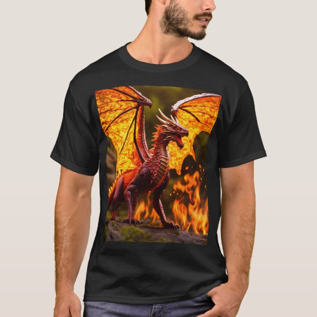 Camiseta Dragón de la Embarazada (Anverso)