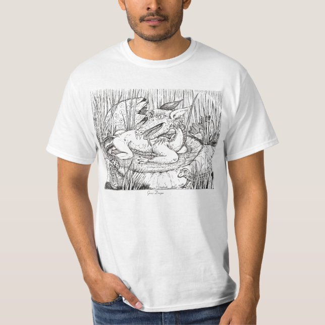 Camiseta Dragón de la hierba (Anverso)