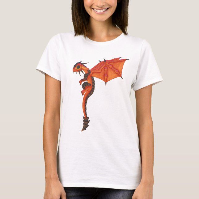 Camiseta Dragón de la lava (Anverso)