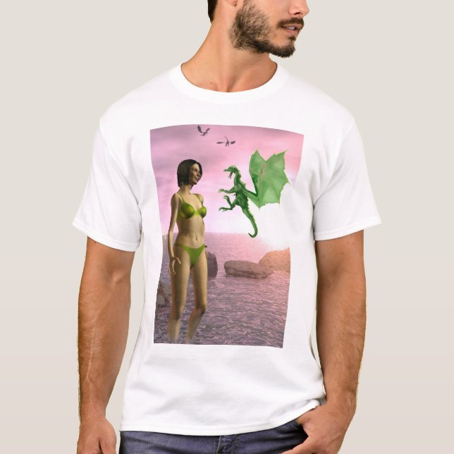 Camiseta Dragón de la playa (Anverso)