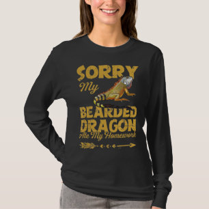Camiseta Dragón De Las Cabezas Mi Dragón De Las Cabezas Se 