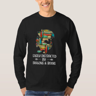 Camiseta Dragón de libro de lectura de animales de ideas de