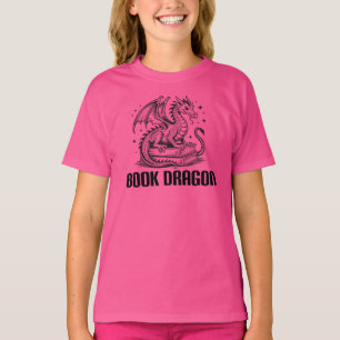 Camiseta Dragón de Libro, Lector de Fantasía