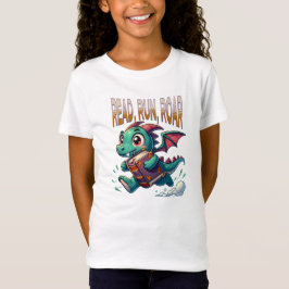 Camiseta Dragón de libros en funcionamiento