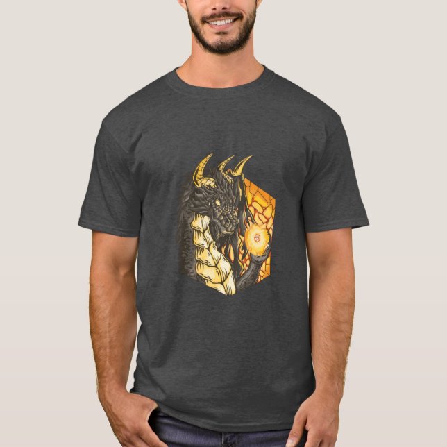 Camiseta Dragón de los dados (Anverso)