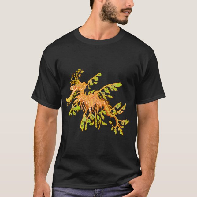 Camiseta Dragón de mar frondoso (Anverso)