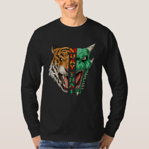 Camiseta Dragón de Muay Thai y cabeza de tigre  Thaiboxing