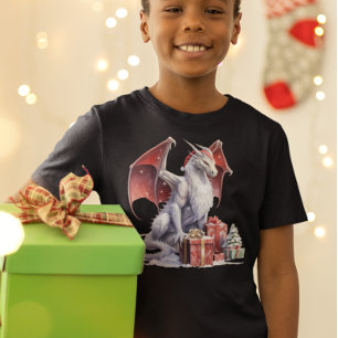 Camiseta Dragón de Navidad Mítico Santa