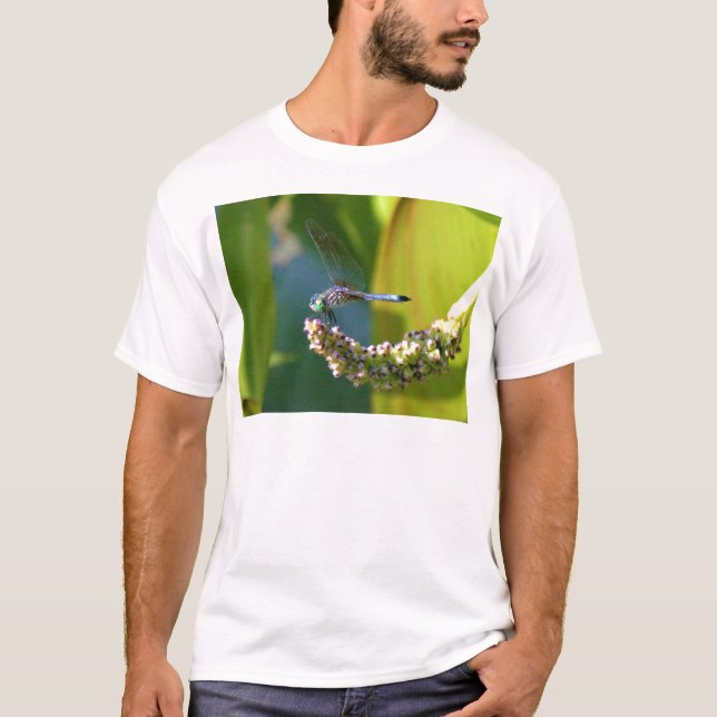 Camiseta Dragón de ojos verde azulados (Anverso)