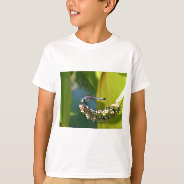 Camiseta Dragón de ojos verde azulados (Anverso)