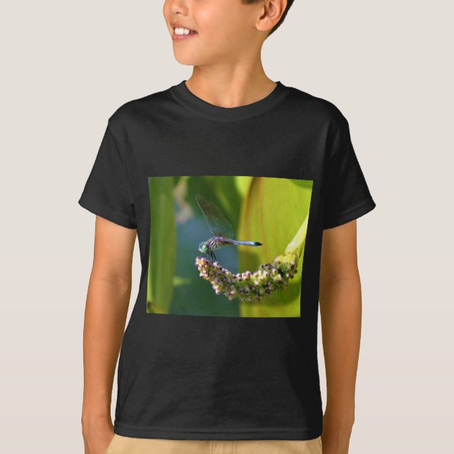 Camiseta Dragón de ojos verde azulados (Anverso)