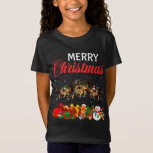 Camiseta Dragón de Pajama, árbol de navidad que ilumina a A