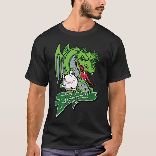 Camiseta Dragón de pantano de Shreveport con bayas de béisb (Anverso)