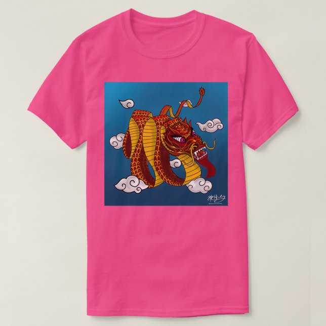 Camiseta Dragón de papel (Diseño del anverso)