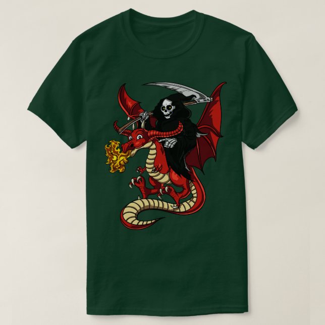 Camiseta Dragón de pasaje de Grim Reaper (Diseño del anverso)