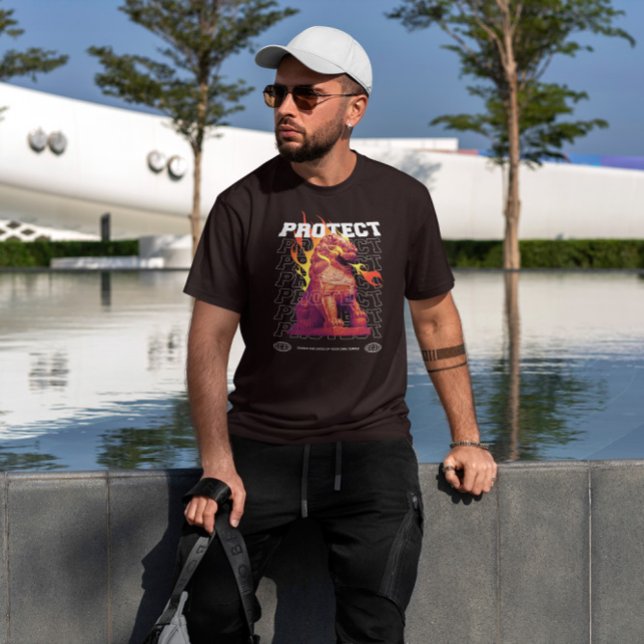 Camiseta Dragón de perro chino (Subido por el creador)