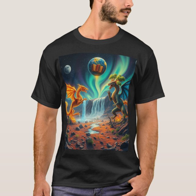 Camiseta Dragón de protección de la Tierra (Anverso)