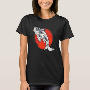 Camiseta Dragón de tatuaje japonés Koi Carp Japón pescado u
