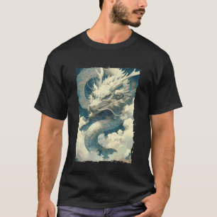 Camiseta Dragón de Tinta Arte Asiático Bestia Mítica