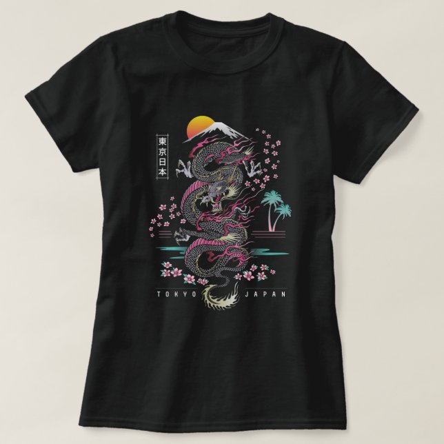 Camiseta Dragon de Tokio (Diseño del anverso)