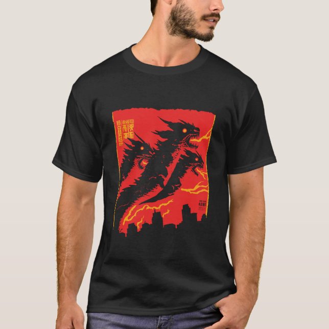 Camiseta Dragón de tormenta triple